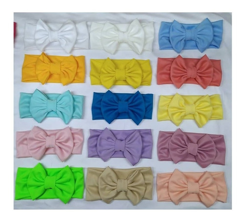 Paquete Turbantes Gorros Algodón Bebe Moño 0-12 M