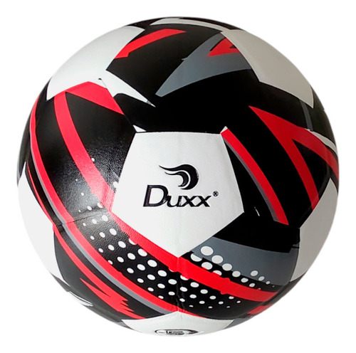 Balón Futbol Duxx Laminado No. 5 Profesional Rj Color Rojo/negro