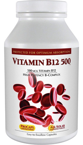 Vitamina B12 + Complejo B 180caps - Unidad a $1816