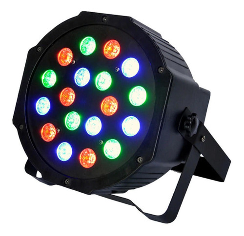 Foco Led Rgb Mekse Mini Flat Par Light 18