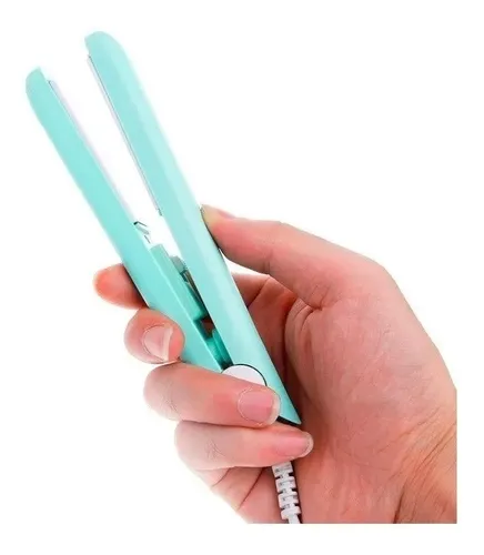 Plancha Mini Viajera Para Cabello Ceramica Nueva Garantia