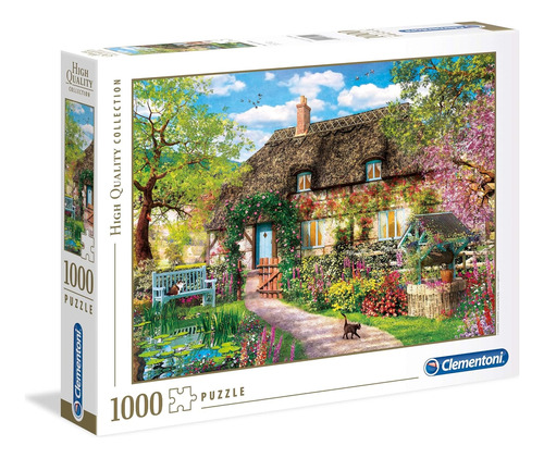 Rompecabezas Clementoni El Viejo Cottage Garden 39520 1000pz