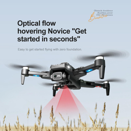 1080p Hd Fpv Drones Plegables Con Motores Sin Escobillas, Rc