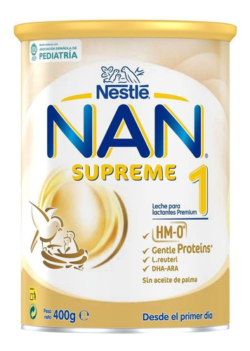 Imagen 1 de 1 de Leche de fórmula  en polvo sin gluten  Nestlé Nan  en lata de 400g - 2  a  3 años