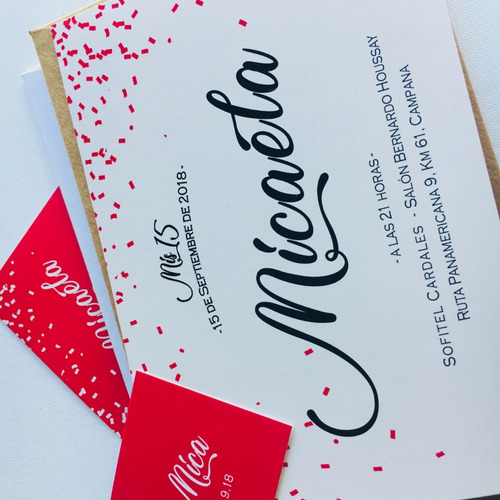 50 Invitaciones Casamiento Quince Años Participaciones