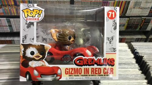 Funko Pop Rides Gremlins Gizmo In Red Car - Original