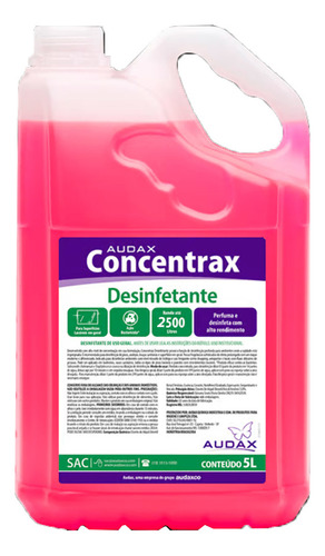 Concentrax Desinfetante Concentrado Lavender 5l Faz 2500l