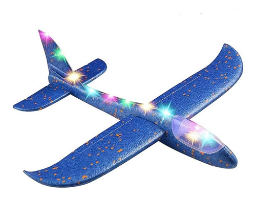 Avião Planador Luz Led Brinquedo Que Voa Flexível Envio Já