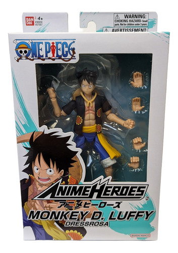 Anime Heroes Monkey D. Luffy Dressrosa