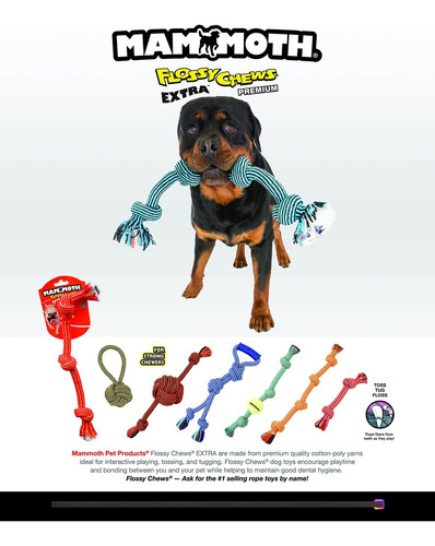 Productos Para Mascotas Flossy Chews Extra Grandes Dobles Co