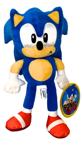 Boneco Pelúcia Sonic The Hedgehog 33 Cm Candide