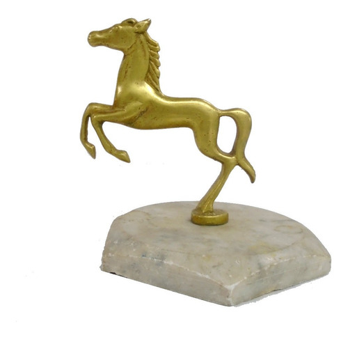 Figura Caballo, Bronce, Base Marmol