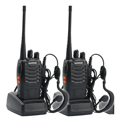 Kit X 2 Handies Baofeng Bf-888s Uhf Vox Manos Libres 16 C