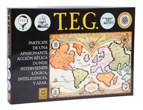 Teg Juego De Mesa Original Plan Tactico Estrategico Guerra