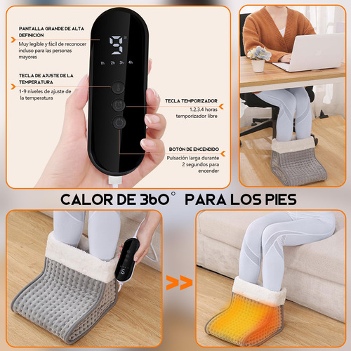 Almofada De Aquecimento Para Pés - Cobertor Elétrico Para