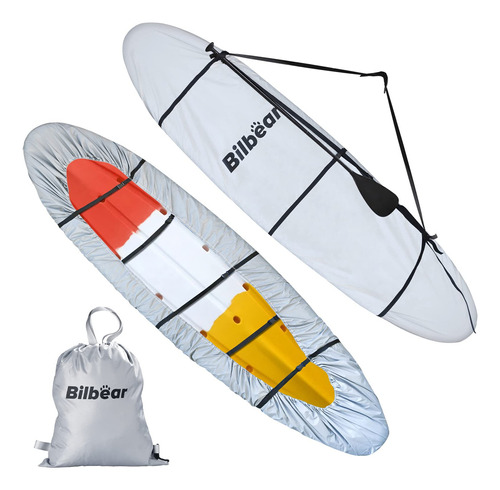 420d 5 Traps Kayak Cover Waterproof Canoe Cover Fishing Boa.
