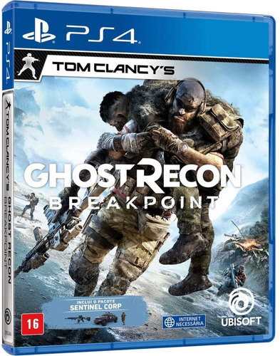 Jogo Tom Clancys Ghost Recon Breakpoint Ps4 Midia Fisica Br