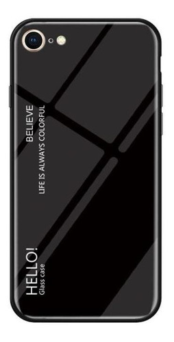 Carcasa Para iPhone SE 2020 / 8 / 7 Negro