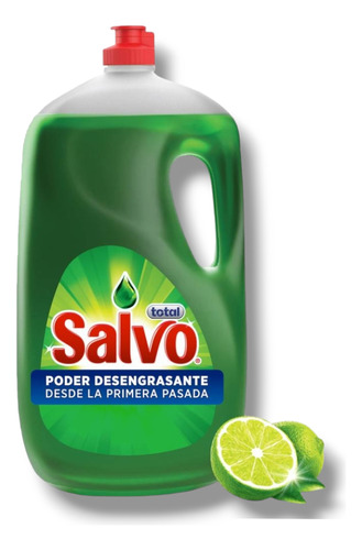 Lavatrastes Liquido Salvo Total Limón 2.6 L