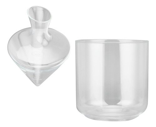 Juego De Cubos De Hielo De Vidrio Decanter De 1000 Ml Para C