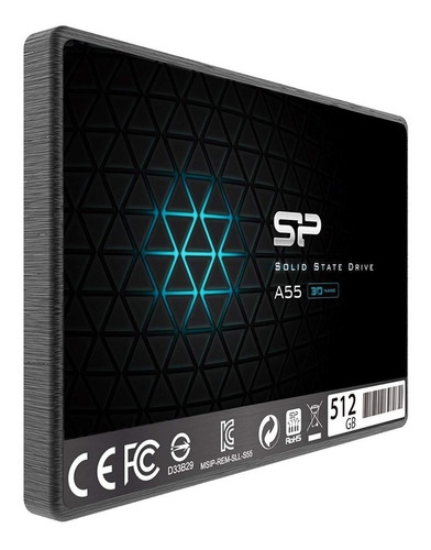 Silicon Power 512gb Ssd Sata Iii 3d Nand Sp Samsung Wd 500gb