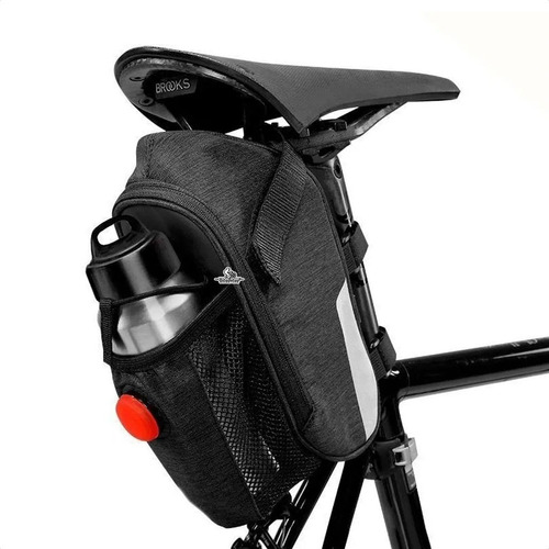 Bolso Bajo Asiento Bicicleta  Van Halen Luz Impermeable