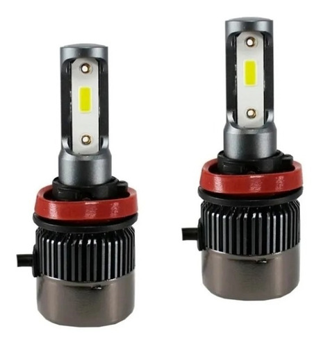 Kit Lâmpadas Ultra Led Xenon H1 H3 H4 H7 H8 H11 Hb3 Hb4 H27