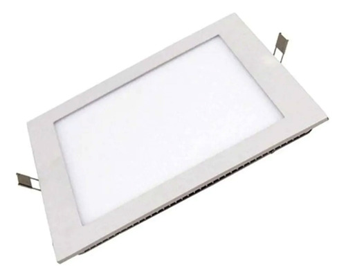 Panel Plafon Led Empotrable Embutir Cuadrado 6w X 5 Unidades