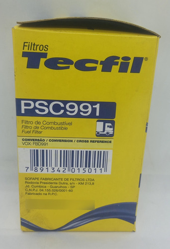 Filtro Combustível Bongo 2.5 14 / 24 Tecfil Psc991