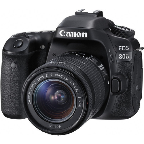 Camara Reflex Canon 80d Lente 18-55mm + 16gb + Control + Uv