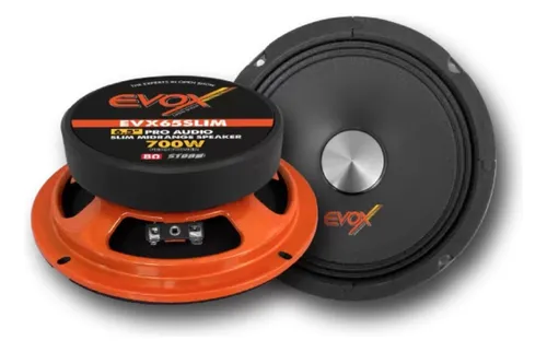 comprar 2 Medios Rangos Slim 6.5'' 350w Rms 8 Ohms Evox 2-evx65slim