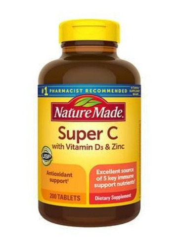 Super C Vitamina C D3 Y Zinc