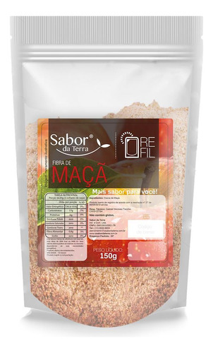 Kit 2x: Fibra De Maçã Sabor Da Terra 150g