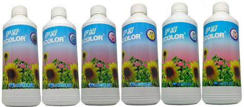 6 Litros Tinta Ecolor Impresora Inyección Ciss Sistema Conti