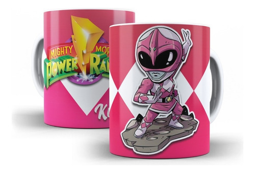 Mugs Power Ranger Rosa Pocillo
