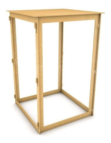 Imagem 7 de 8 de Trio Mesas Quadradas Para Decoração Festa Mdf Promoção P M G