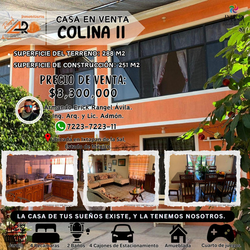 Venta De Casa Colina Ii De Enormes Dimensiones, Bonita Vista Y Todos Los Servicios Muy Cerca De Las Principales Amenidades De Ixtapan De La Sal Edomex