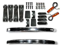 Comprar Kit Defensas Cromadas Anchas Bracks Topes Cuartos Vocho 2001