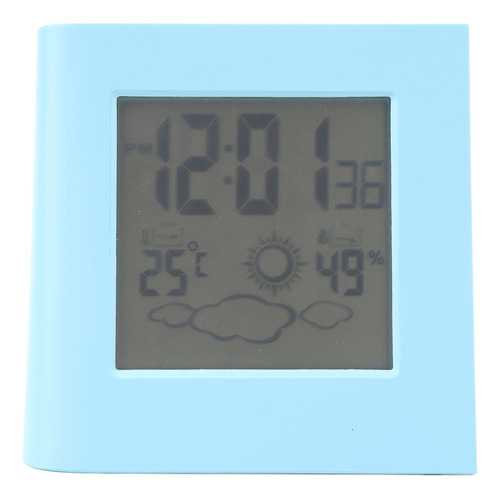 Despertador Solar De Clima Y Temperatura Con Batería Dual