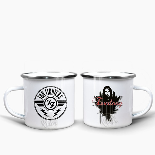 Mug Peltre Pocillo Banda Foo Fighters - Dave Grohl