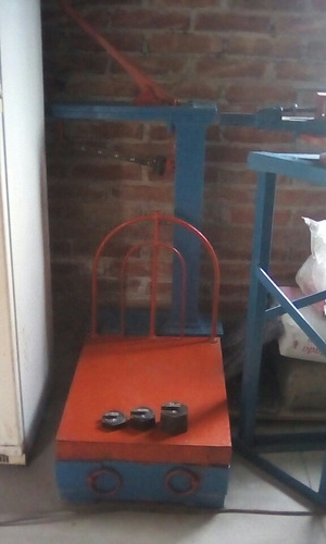 Balanza Bascula Para 500 Kg C /pesas Perfecto Funcionamiento