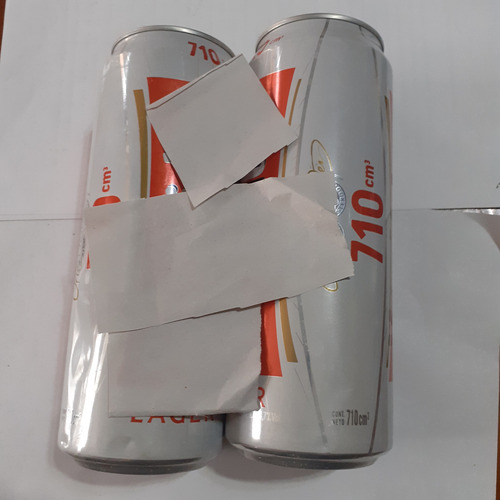 Latas De Aluminio Vacias 710 Por 20 Unidades (Usado)