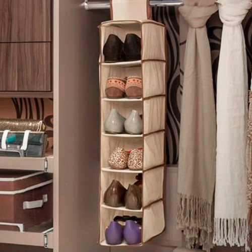 Sapateira Vertical Dobrável Luxo Flexível Organizador Closet