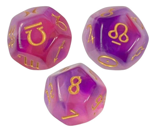 Ppyy 3x Astrología Adivinación Dados Ocio Entretenimiento