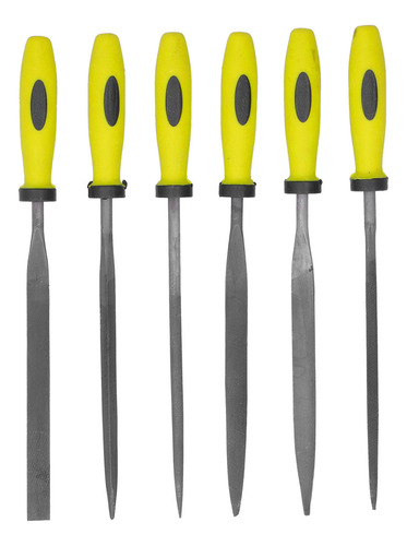 Needle Files, Juego De 6 Limas Pequeñas, Puntiagudas, Cuadra