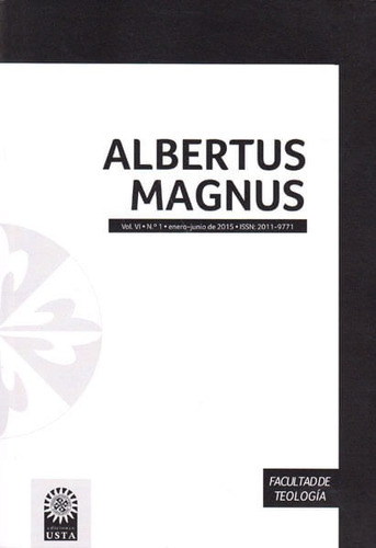 Revista Albertus Magnus Vol Vi N° 1