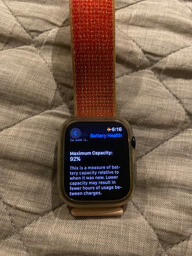Apple Watch Serie 8 Gps - Smartwatch Plata Blanco Negro (Usado)