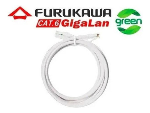 Patch Cord Cat6 Furukawa- 2,5mts - Branco - 35120017