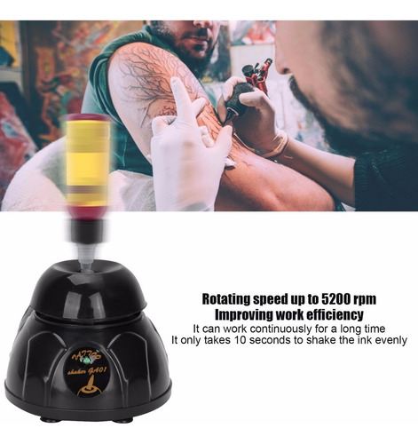 Tatuaje Pigmento Tinta Agitador Eléctrico De Uñas Agitador U