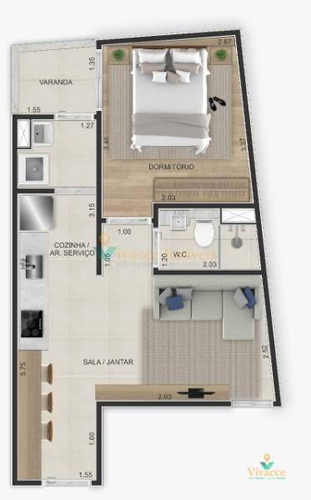 Imagem 19 de 19 de Studio Com 2 Dormitórios À Venda, 31 M² Por R$ 170.000,00 - Penha De França - São Paulo/sp - St0022